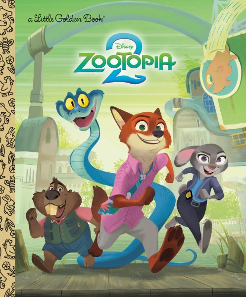Cover art for Zootopia 2  / adapted by Cynthea Liu   illustrated by Finbar Coyle and Olga T. Mosqueda   designed by Tony Fejeran.