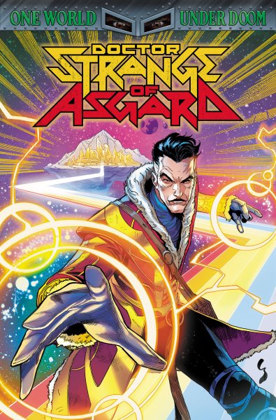 Cover art for Doctor Strange of Asgard / Derek Landy   illustrated by Carlos Magno