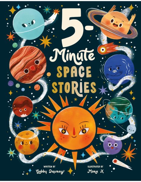 Cover art for 5-minute space stories / written by Gabby Dawnay  illustrated by Mona K.