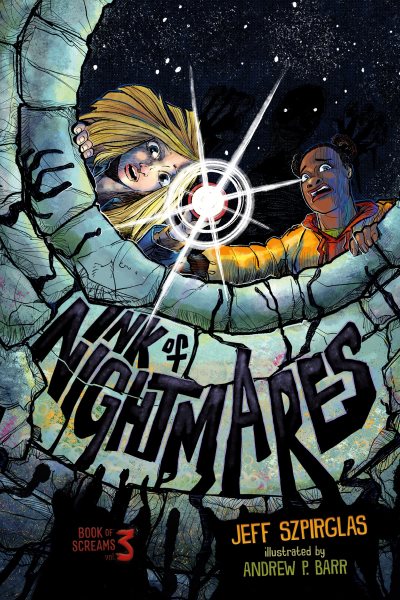 Cover art for Ink of nightmares / Jeff Szpirglas   illustrated by Andrew P. Barr.