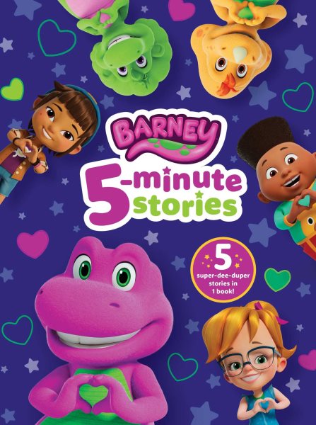 Cover art for Barney. 5-minute stories / Mattel