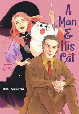 Cover art for A Man & his cat. 14 / Umi Sakurai  translation by Taylor Engel   lettered by Lys Blakeslee.