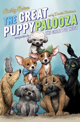 Cover art for The great puppypalooza / Emily Ecton   art by David Mottram.