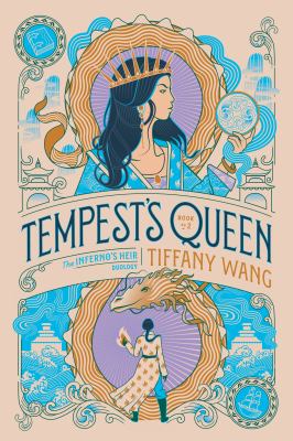 Cover art for Tempest's Queen : book two of the Inferno's heir duology / Tiffany Wang.