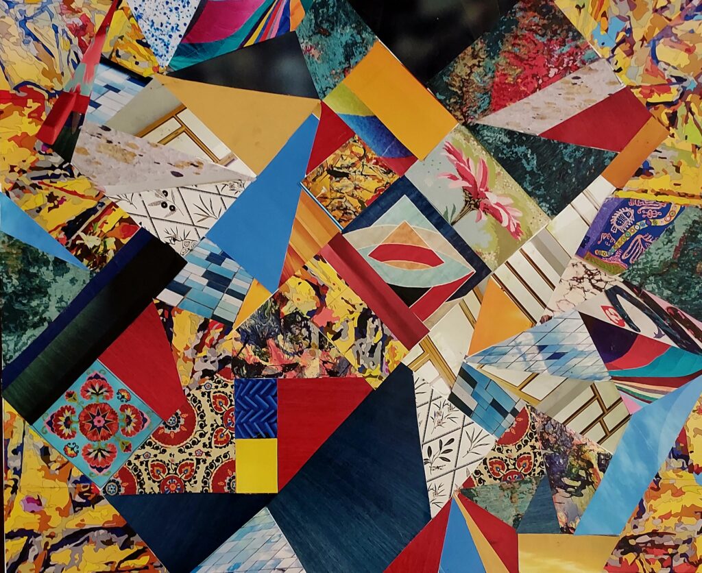 Paper Collage by Anne Zavette