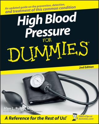 Cover art for High blood pressure for dummies / Alan L. Rubin.