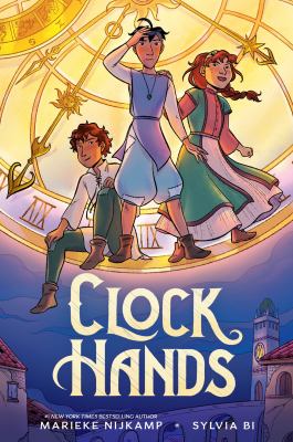 Cover art for Clock hands / written by Marieke Nijkamp   illustrated by Sylvia Bi.