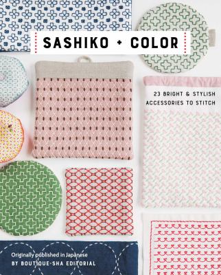 Cover art for Sashiko + color / editing